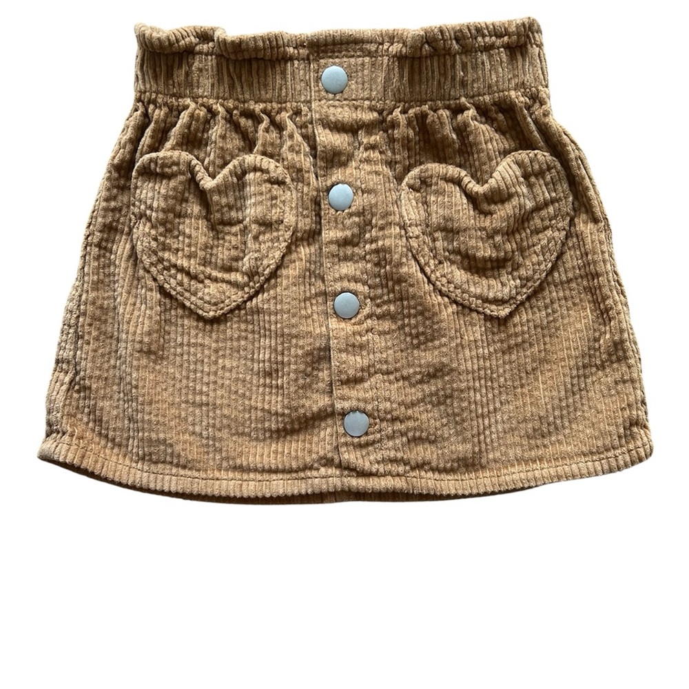 Old Navy Toddler Heart Pocket Corduroy Skirt | 2T - Picture 1 of 4